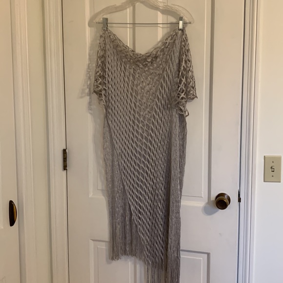 Silver Wrap Scarf - Picture 3 of 4